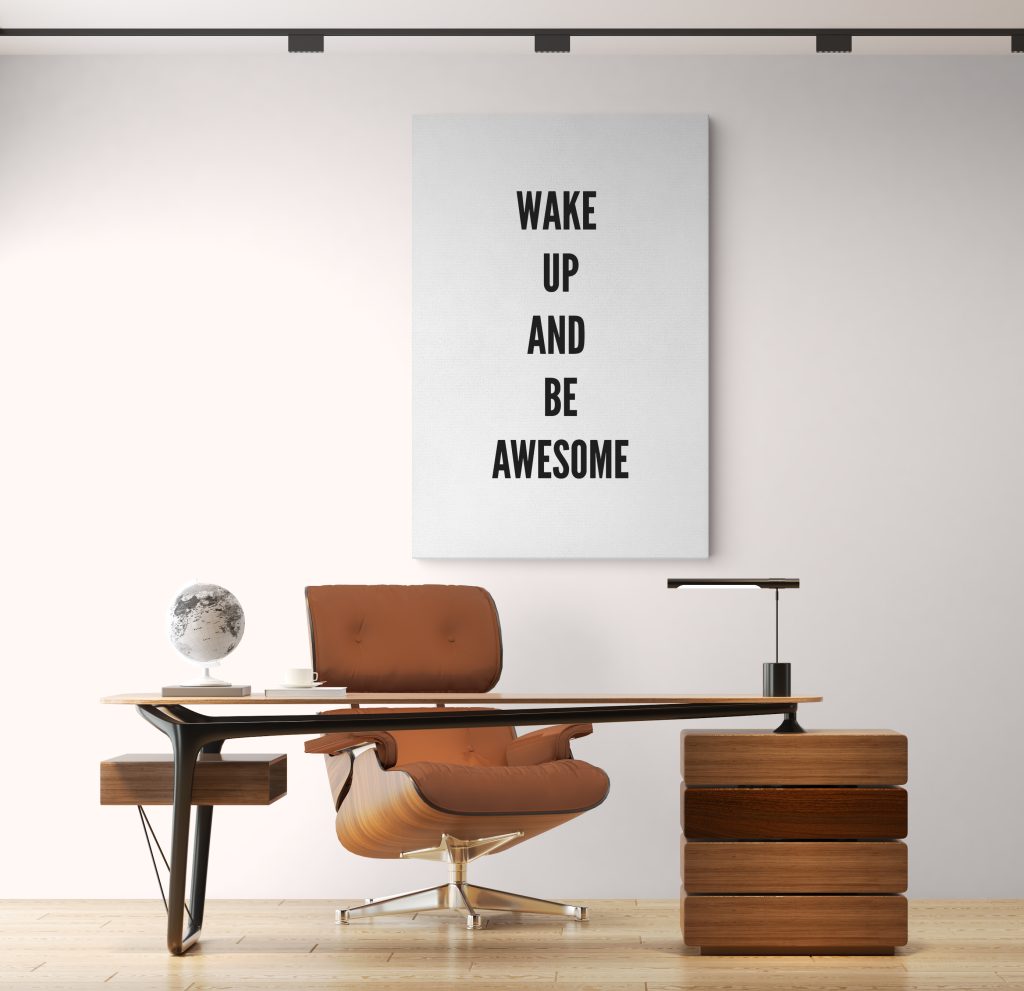 Office Quote Canvas Print